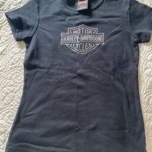 Harley-Davidson Kids Tee with Logo in Black